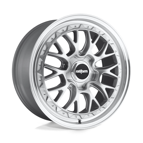 Rotiform R155 LSR Alloy Wheel 18x9.5 ET25 5x100 Gloss Silver Machined 57.1mm CB