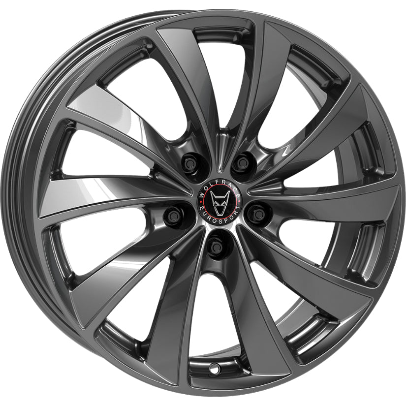 Wolfrace Eurosport TUV Lugano Alloy Wheel 21x9.5 ET37 5x114 Dark Grey 64.2mm CB