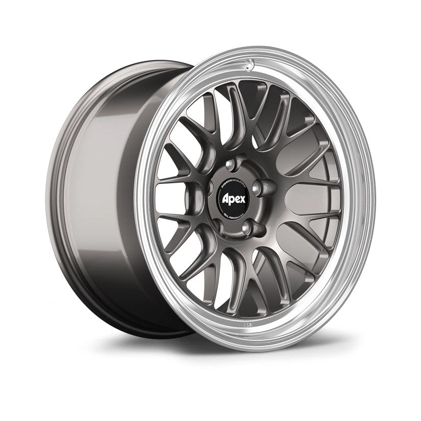 Apex ML-10RT Alloy Wheel 19x11 ET26 5x114 Anthracite With Machined Lip 70.5mm CB
