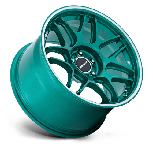 Motegi MR158 TSUBAKI Alloy Wheel 19x9.5 ET25 5x114 Hokkaido Green With Machined Lip 72.56mm CB