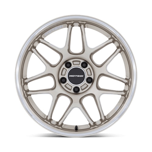 Motegi MR158 TSUBAKI Alloy Wheel 18x8.5 ET30 5x100 Motorsport Gold W Machined Lip 56.15mm CB