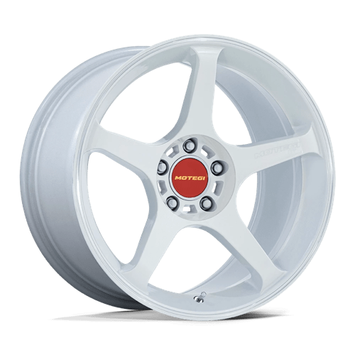 Motegi MR159 BATTLE V Alloy Wheel 18x8.5 ET35 5x120 Matsuri White Pearl Machined Lip 74.1mm CB