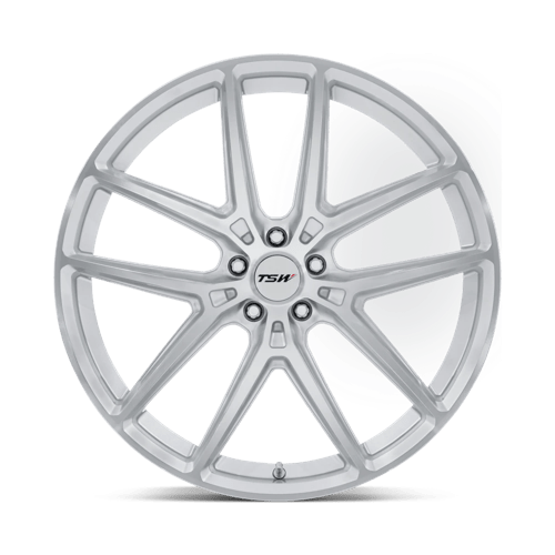 TSW TW006 IMOLA Alloy Wheel 22x9 ET27 5x112 Gloss Silver With Machined Face 66.56mm CB