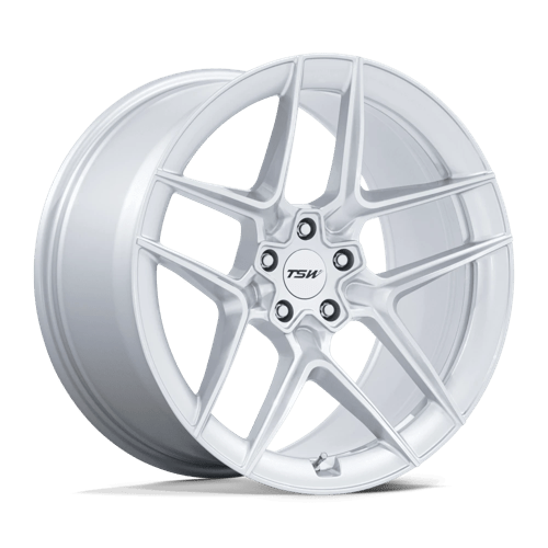 TSW TW008 SLIPSTREAM Alloy Wheel 19x8.5 ET35 5x112 Gloss Silver With Machined Face 66.56mm CB