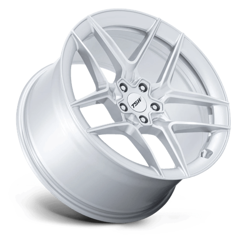 TSW TW008 SLIPSTREAM Alloy Wheel 19x10.5 ET25 5x114 Gloss Silver With Machined Face 72.56mm CB