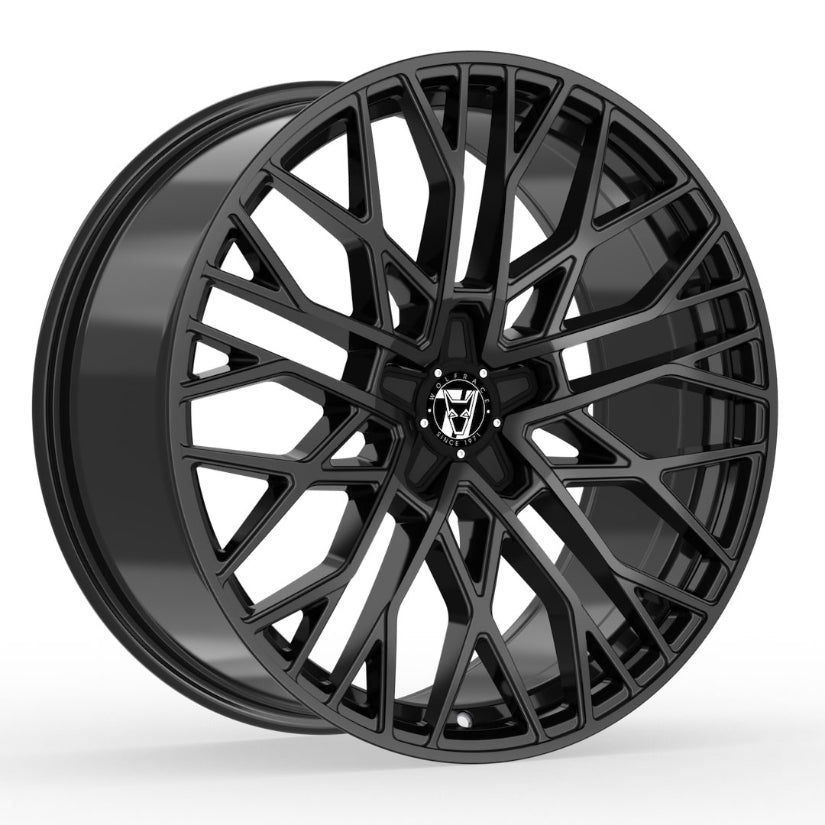 Wolfrace 71 Venom Alloy Wheel 20x9 ET40 5x115 Gloss Raven Black 110mm CB