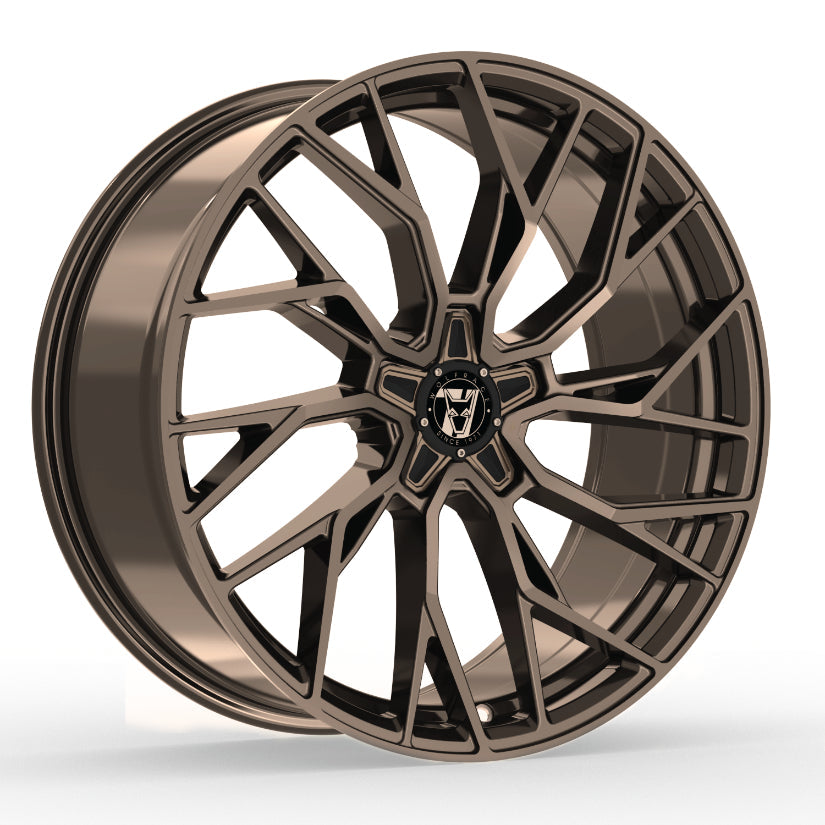 Wolfrace 71 Voodoo Alloy Wheel 20x8.5 ET38 5x120 Racing Bronze 110mm CB