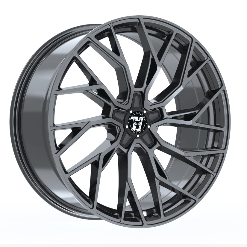 Wolfrace 71 Voodoo Alloy Wheel 20x8.5 ET38 5x118 Racing Carbon 110mm CB
