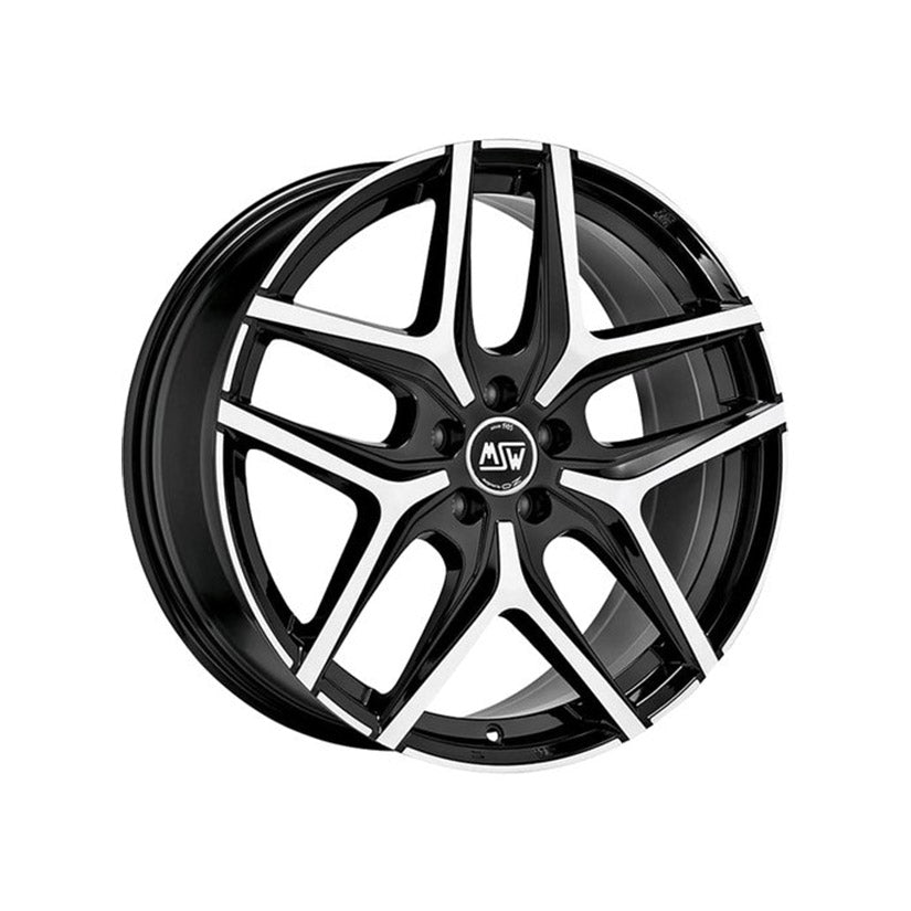 MSW Urban Cross 40 Alloy Wheel 19x8 ET35 5x127 Gloss Black Full Polished 71.6mm CB