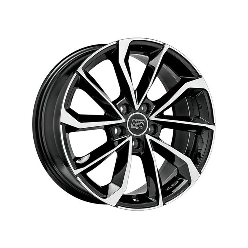 MSW Urban Cross 42 Alloy Wheel 18x8 ET45 5x120 Gloss Black Full Polished 65.1mm CB