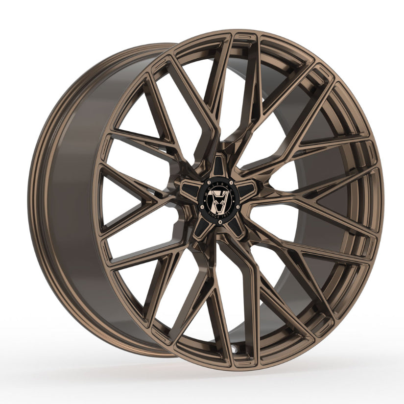 Wolfrace 71 Wolfsburg GTR Alloy Wheel 19x8.5 ET40 5x118 Racing Bronze 110mm CB