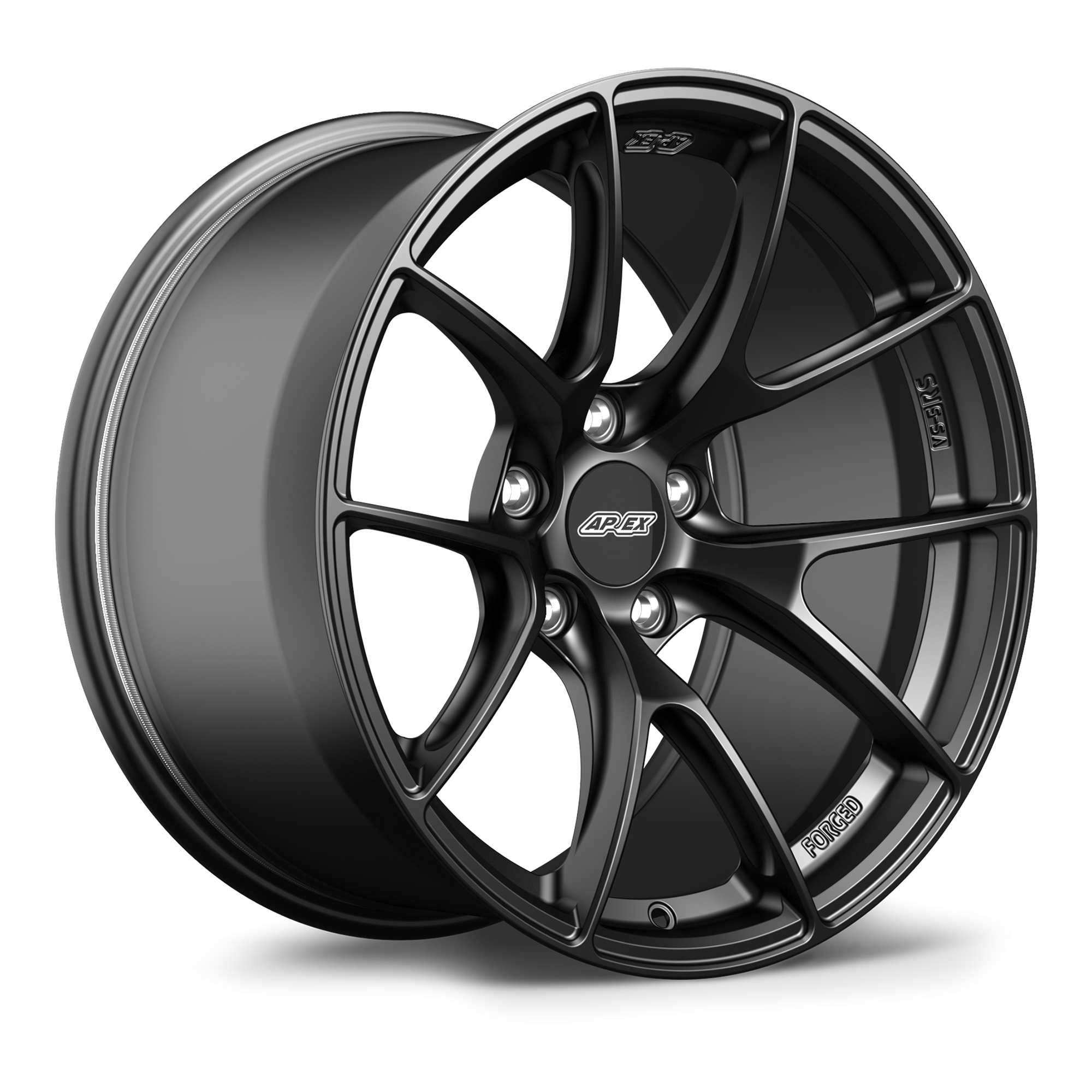 Apex VS-5RS Alloy Wheel 18x10.5 ET47 5x120 64.1mm CB Satin Black