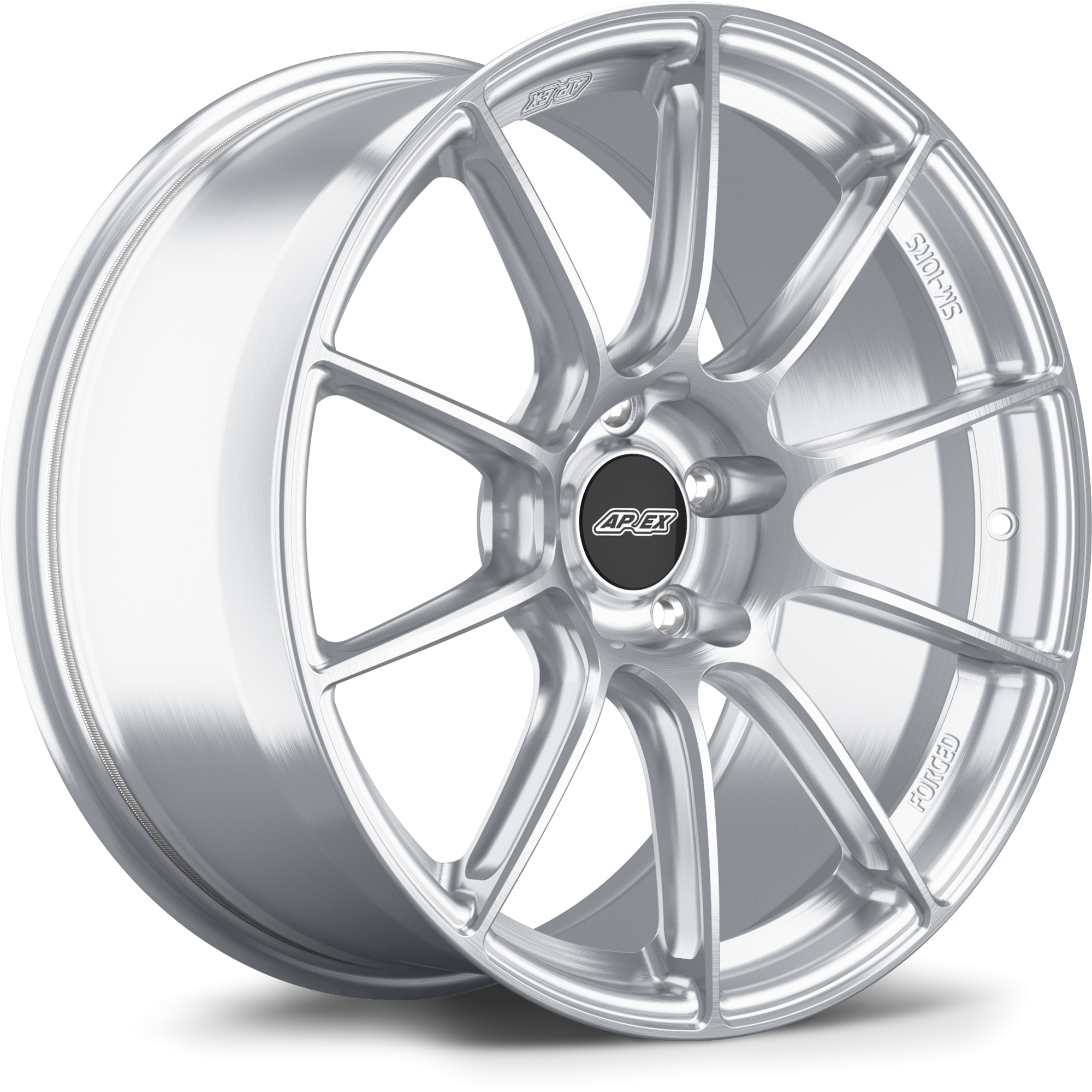 Apex SM-10RS Forged Alloy Wheel 19x9.5 ET28 5x120 Brushed Clear 72.56mm CB