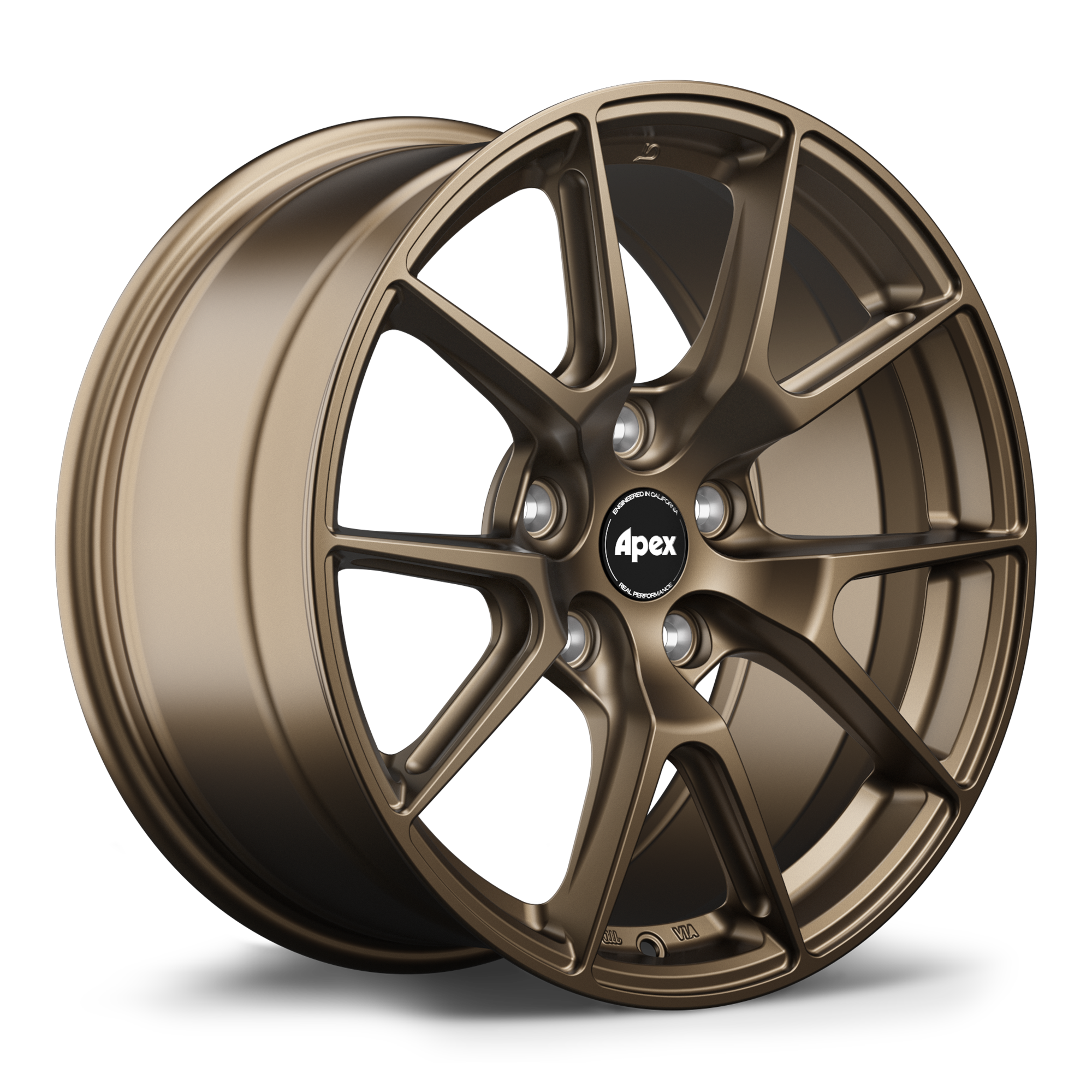 Apex VS-5 Alloy Wheel 17x10 ET48 5x114.3 Satin Bronze 70.1mm CB