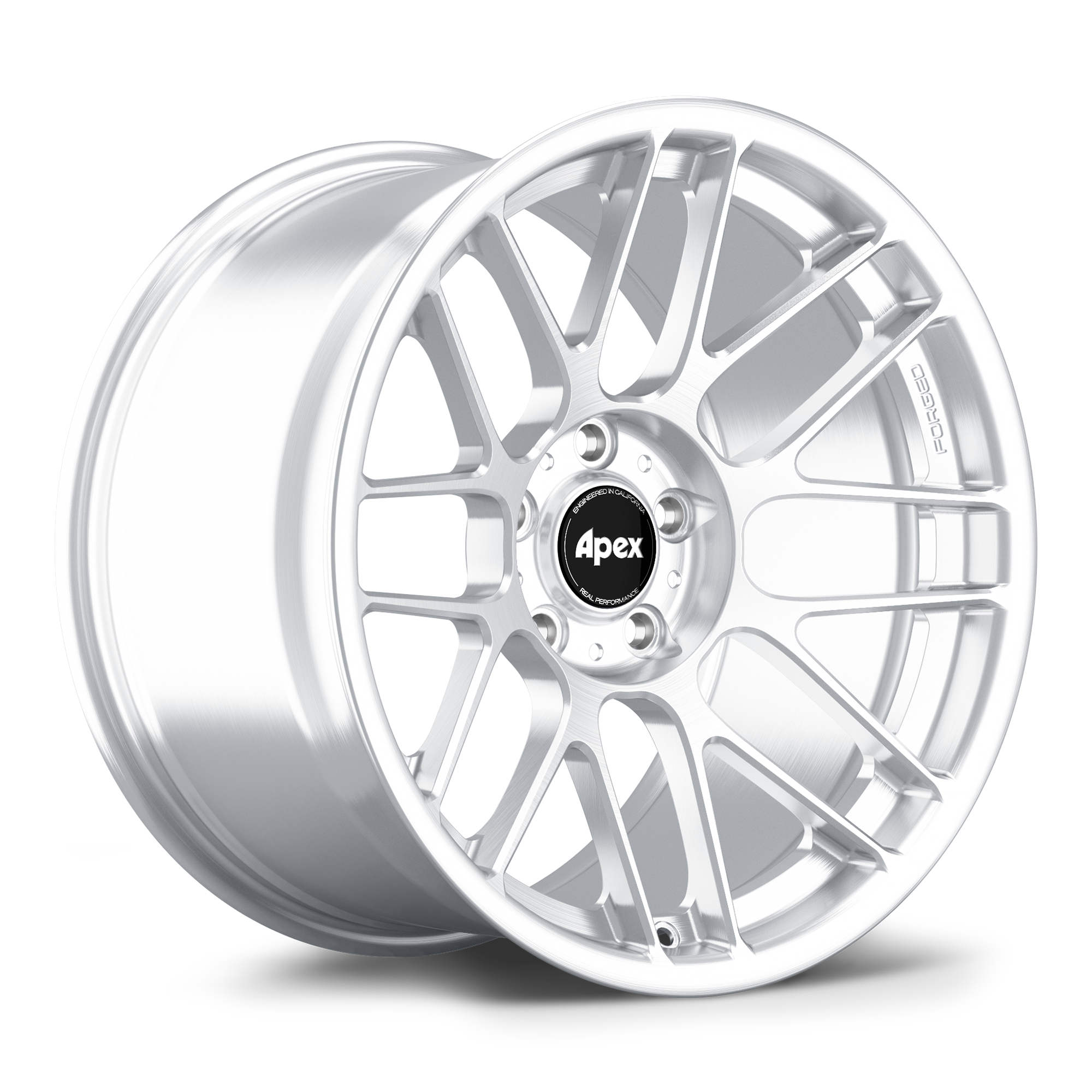Apex ARC-8RT Forged Alloy Wheel 17x9 ET30 5x120 Brushed Clear 72.56mm CB