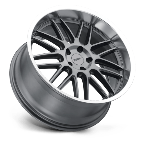 TSW AVALON Alloy Wheel 19x9 ET20 5x114 Gunmetal With Machined Lip 76.1mm CB