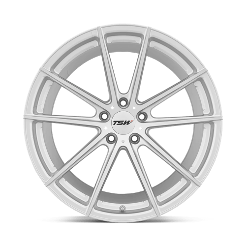 TSW BATHURST Alloy Wheel 19x9.5 ET39 5x120 Silver With Mirror Cut Face 76.1mm CB