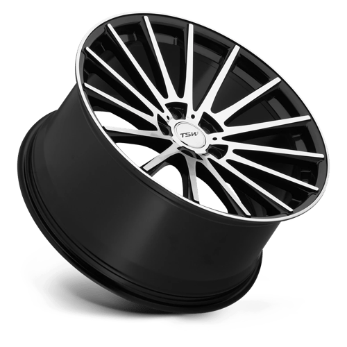 TSW CHICANE Alloy Wheel 19x9.5 ET20 5x114 Gloss Black With Mirror Cut Face 76.1mm CB