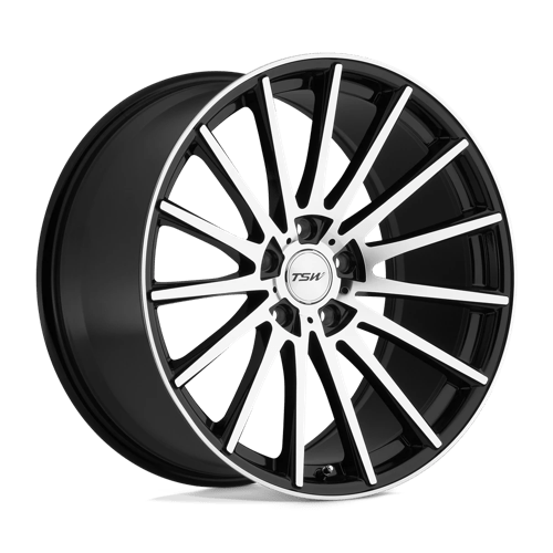 TSW CHICANE Alloy Wheel 19x9.5 ET20 5x114 Gloss Black With Mirror Cut Face 76.1mm CB