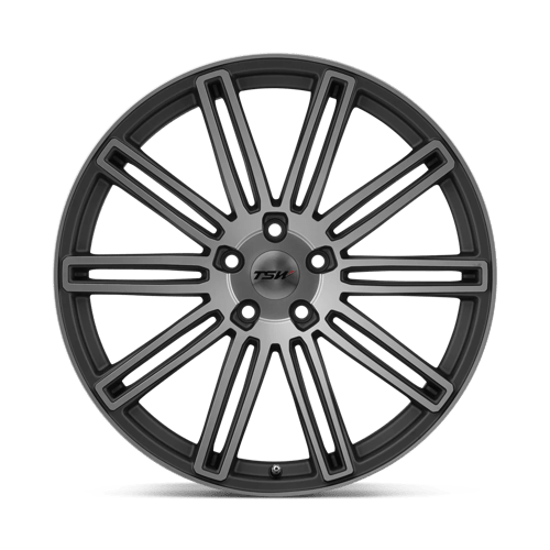 TSW CROWTHORNE Alloy Wheel 20x10 ET40 5x112 Matt Gunmetal With Matt Machined Face 72.1mm CB
