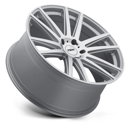 TSW GATSBY Alloy Wheel 20x10 ET44 5x112 Silver With Mirror Cut Face 66.56mm CB