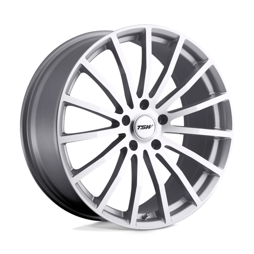 TSW MALLORY Alloy Wheel 20x10 ET40 5x114 Silver With Mirror Cut Face 76.1mm CB