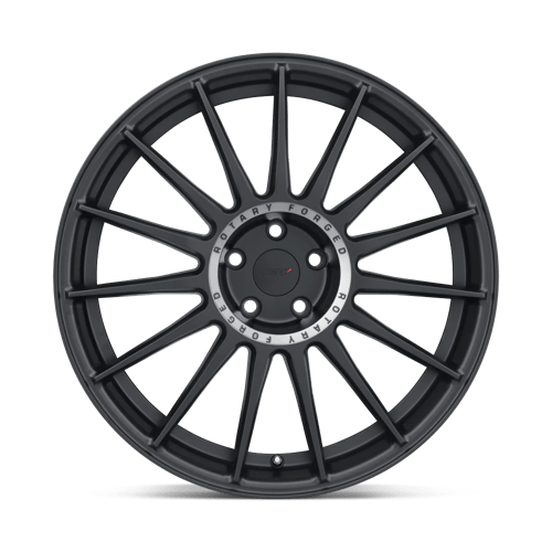 TSW PADDOCK Alloy Wheel 18x9.5 ET39 5x120 Semi Gloss Black With Machined Ring 76.1mm CB
