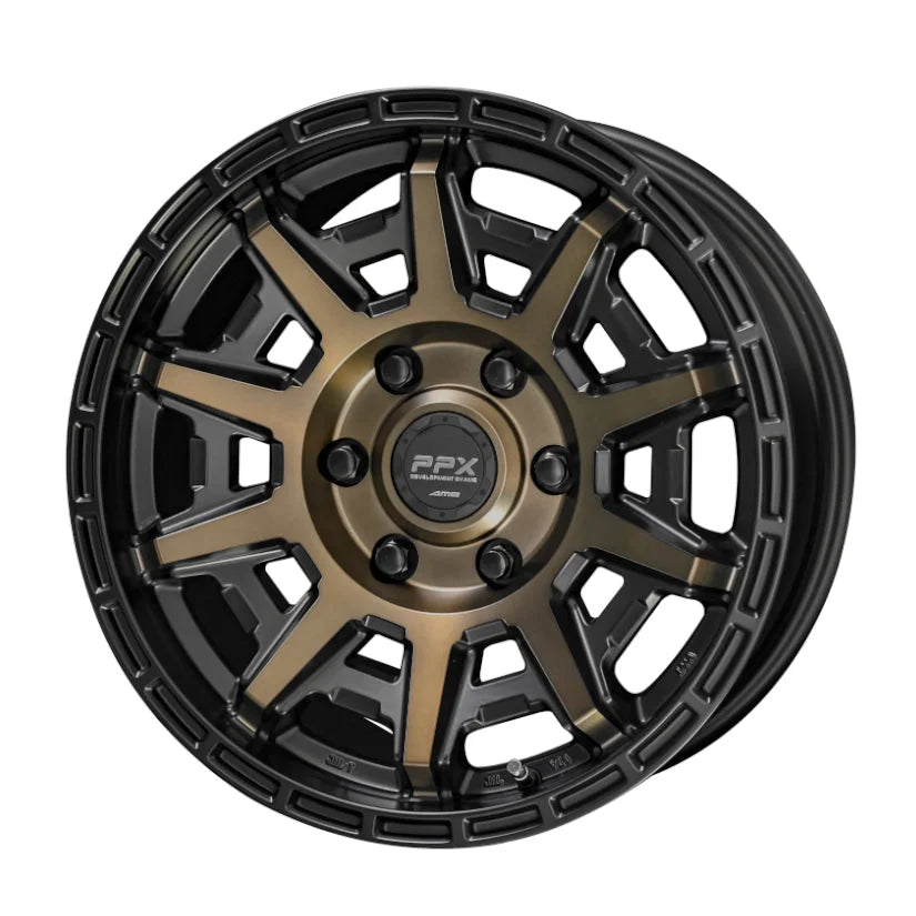 AME PPX D10X Alloy Wheel 15x6.0 ET45 5x100 Bronze