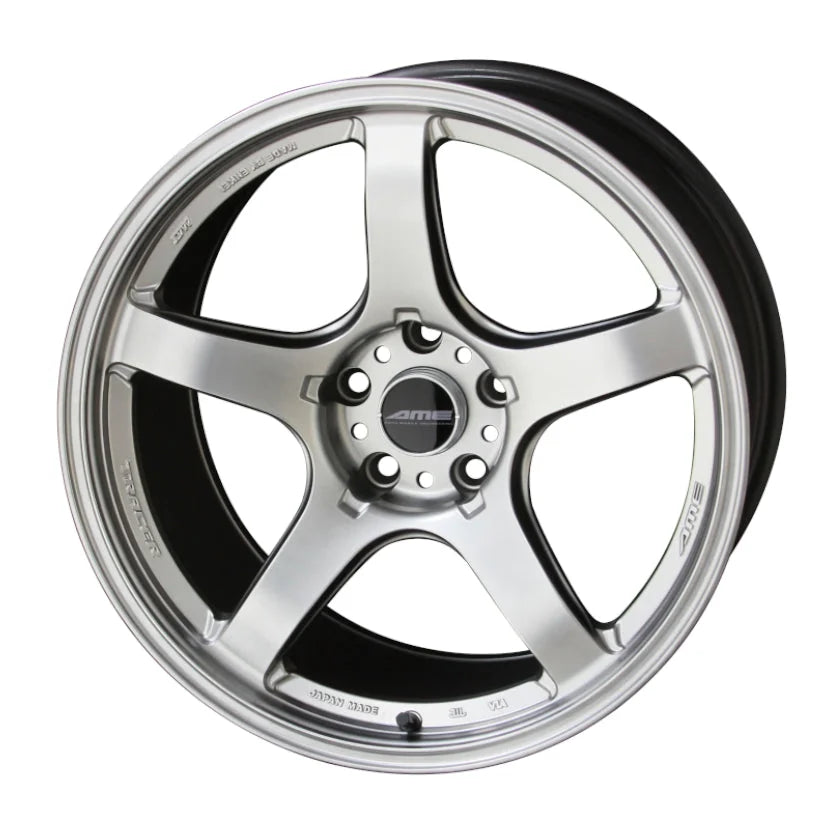 AME TRACER GTV Alloy Wheel 18x8.5 ET35 5x112 Matt Hyper Silver