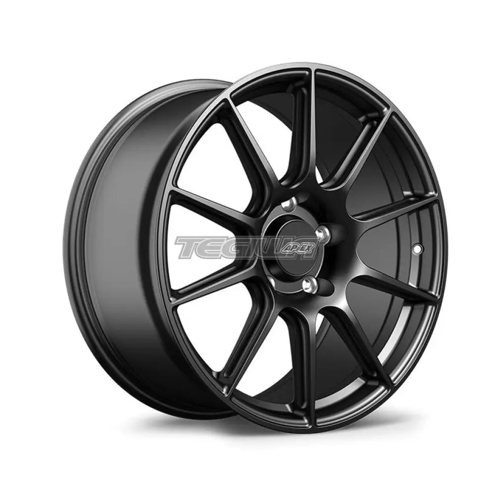 Apex SM-10 Alloy Wheel 18x12 ET65 5x130 Satin Black 71.6mm CB