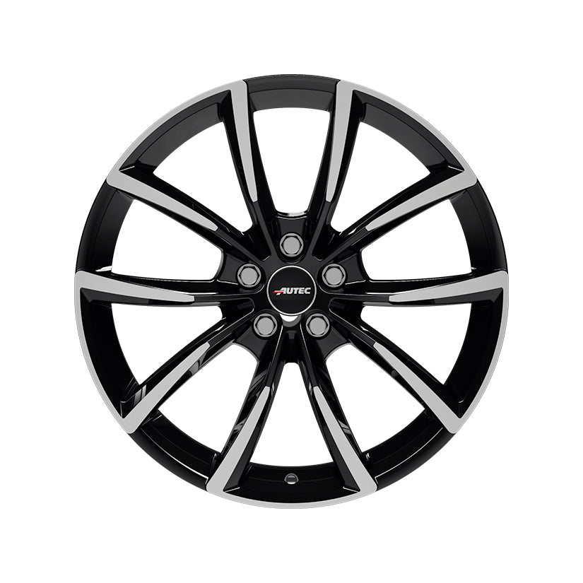 AUTEC Astana Alloy Wheel 19x8 ET50 5x112 Black Polished 57.1mm CB