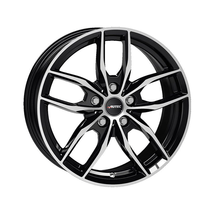 AUTEC Bavaris Alloy Wheel 17x7.5 ET30 5x112 Black Polished 66.6mm CB