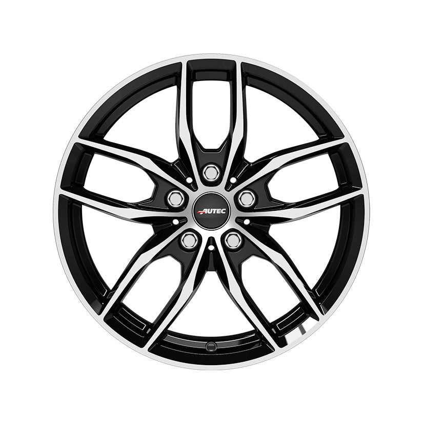 AUTEC Bavaris Alloy Wheel 16x7 ET47 5x112 Black Polished 66.6mm CB
