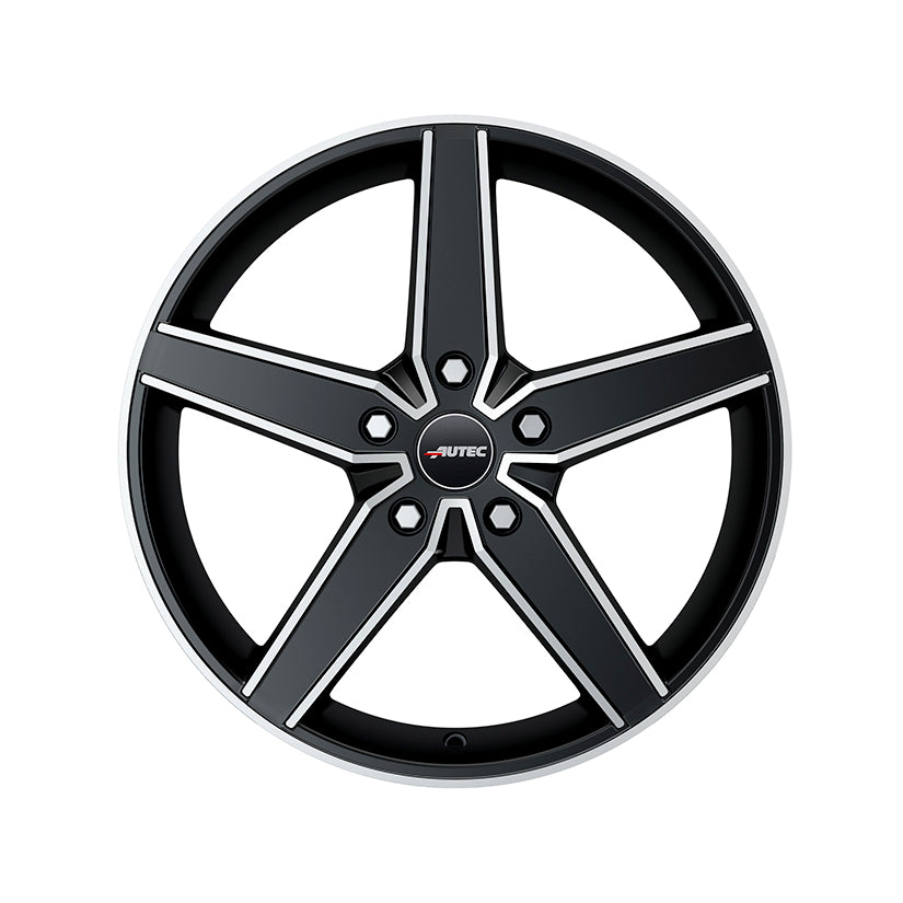 AUTEC Delano Alloy Wheel 19x8 ET40 5x112 Black Matt Polished 70mm CB