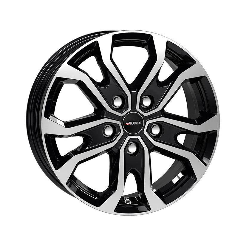 AUTEC Kiso Alloy Wheel 16x6.5 ET60 5x120 Black Polished 65.1mm CB