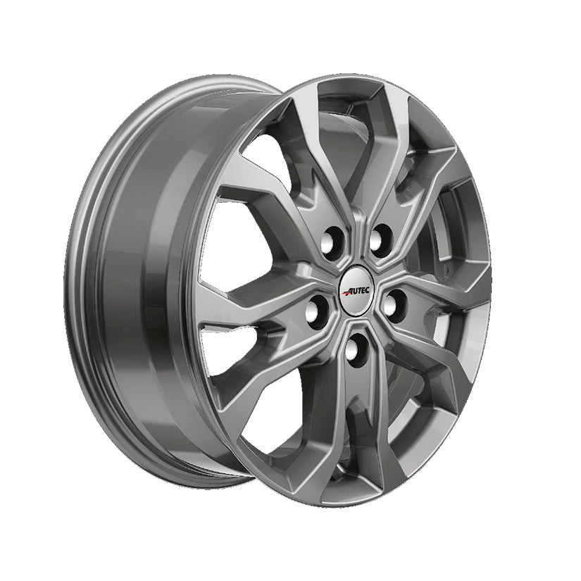AUTEC Kiso Alloy Wheel 17x7 ET37 5x114 Titanium Silver 66.1mm CB