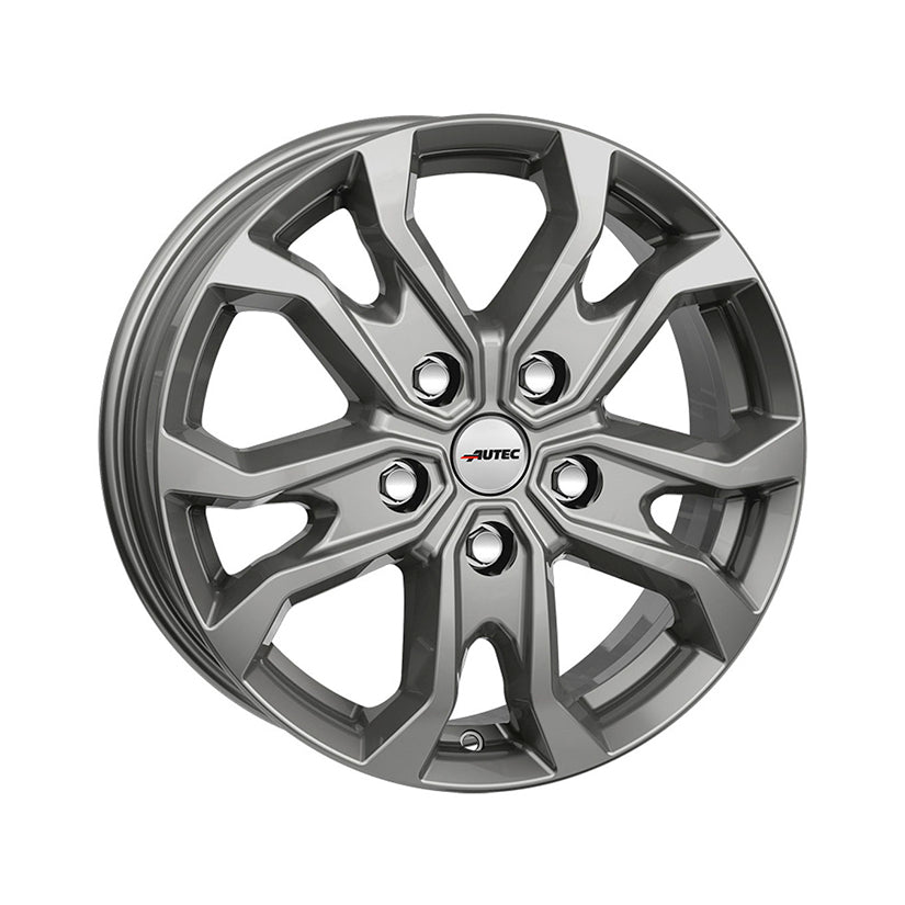AUTEC Kiso Alloy Wheel 18x7.5 ET52 5x112 Titanium Silver 66.5mm CB
