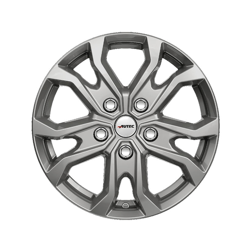 AUTEC Kiso Alloy Wheel 16x6.5 ET66 5x118 Titanium Silver 71.1mm CB