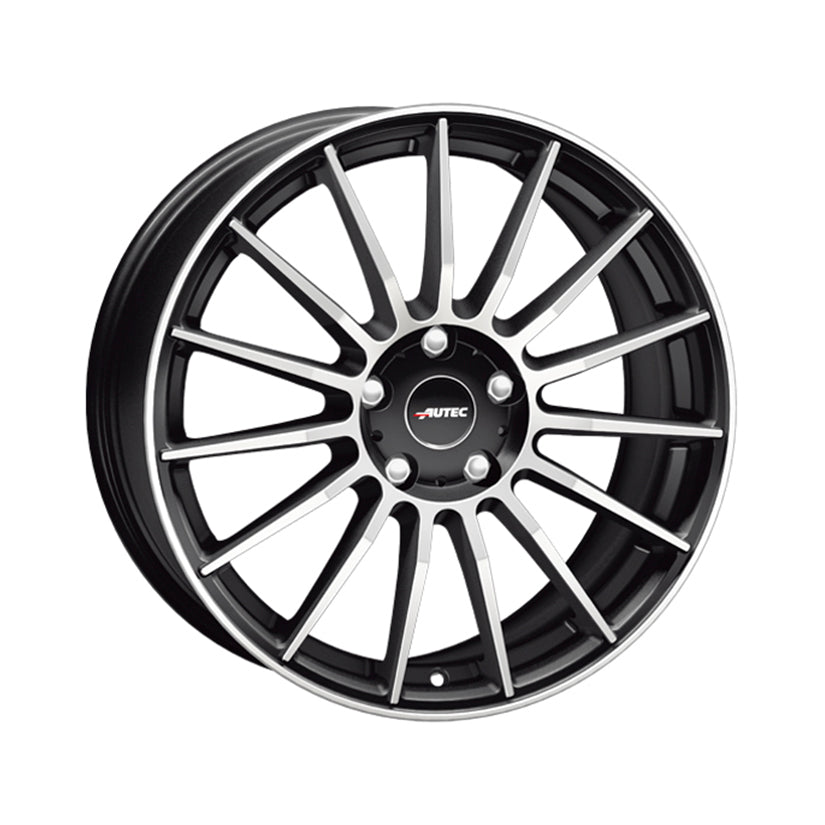 AUTEC Lamera Alloy Wheel 20x8.5 ET30 5x112 Black Matt Polished 70mm CB