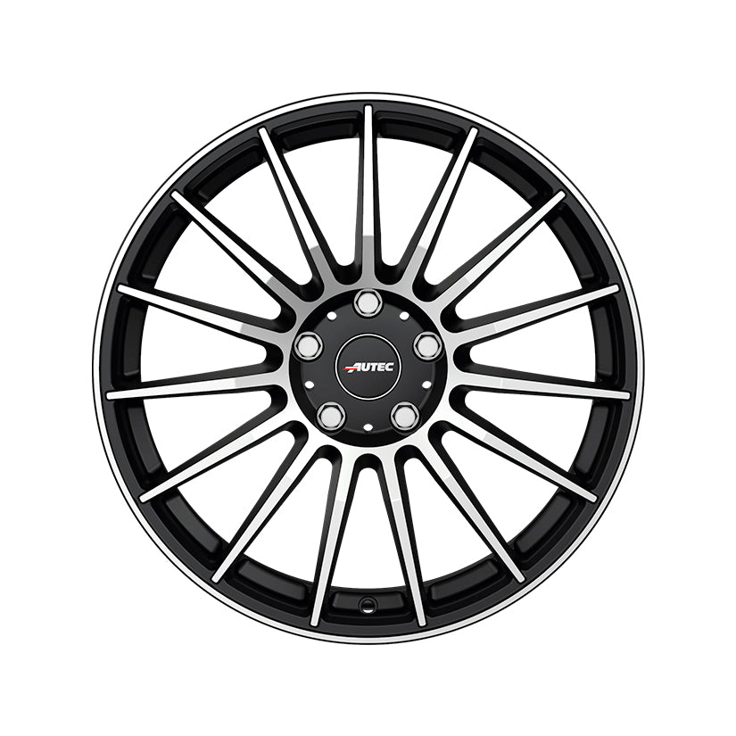 AUTEC Lamera Alloy Wheel 19x8 ET45 5x108 Black Matt Polished 70mm CB