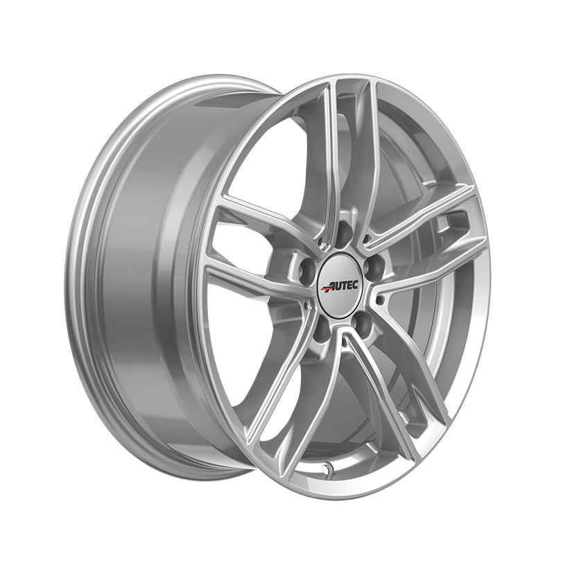 AUTEC Mercador Alloy Wheel 18x7.5 ET49 5x112 Brilliant Silver 66.5mm CB