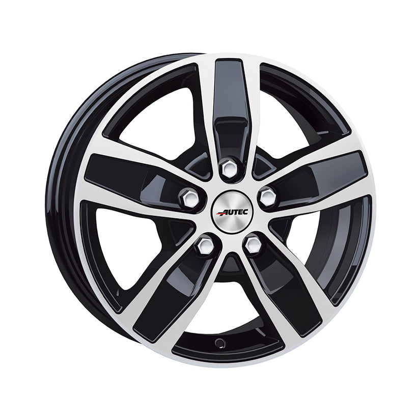 AUTEC Quantro Alloy Wheel 17x7 ET55 5x160 Black Polished 65.1mm CB