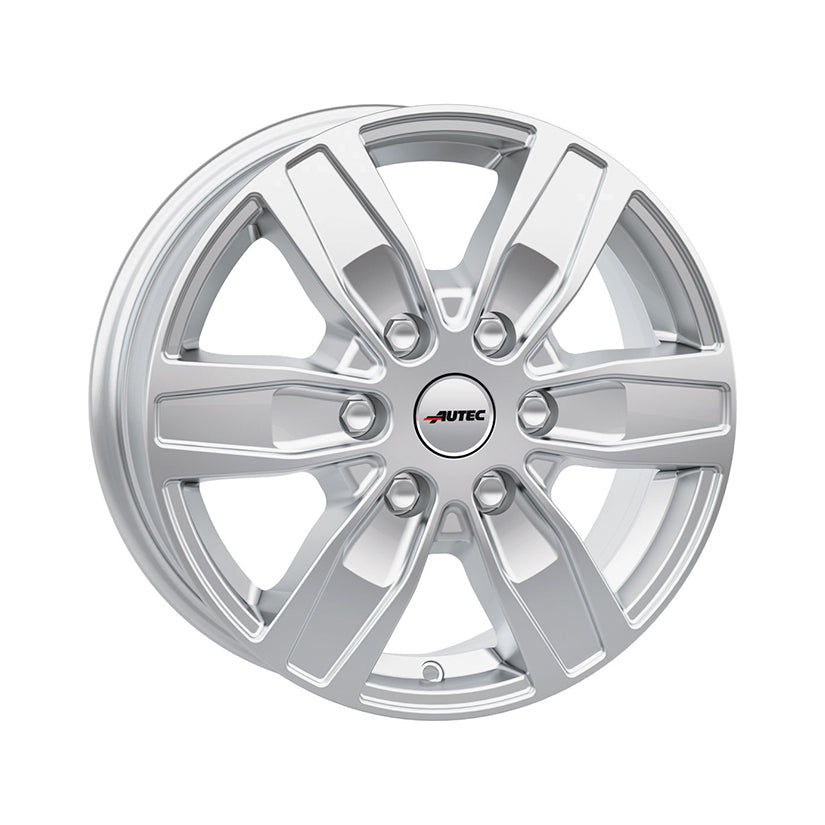 AUTEC Quantro Alloy Wheel 16x6.5 ET62 6x130 Brilliant Silver 84.1mm CB