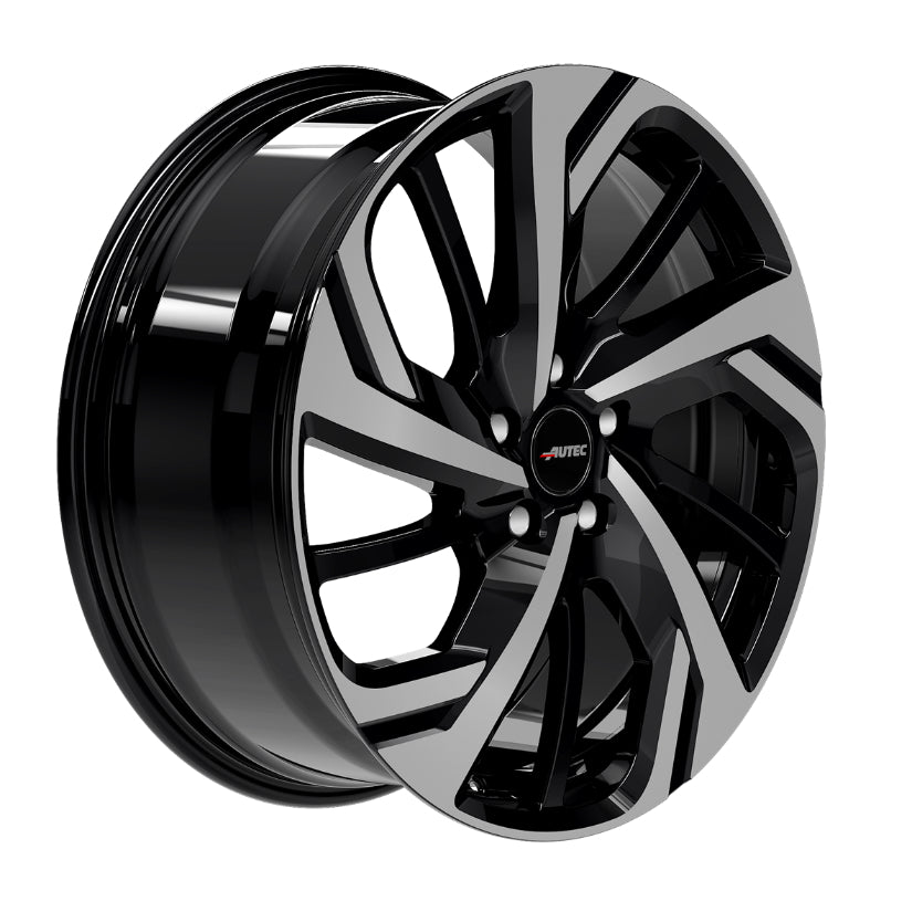 AUTEC Rixon Alloy Wheel 19x7.5 ET53.5 5x112 Black Polished 66.5mm CB