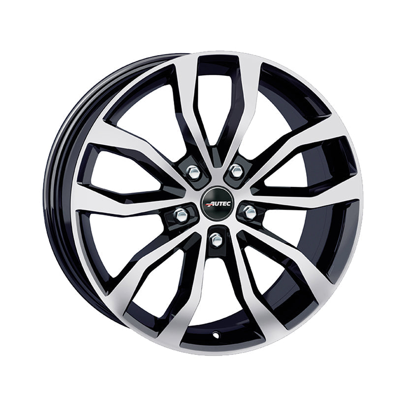 AUTEC Uteca Alloy Wheel 18x8.5 ET56 5x112 Black Polished 57.1mm CB