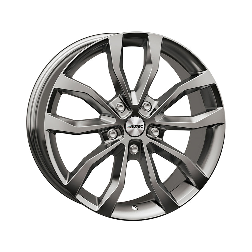 AUTEC Uteca Alloy Wheel 17x7.5 ET40 5x114 Titanium Silver 70mm CB