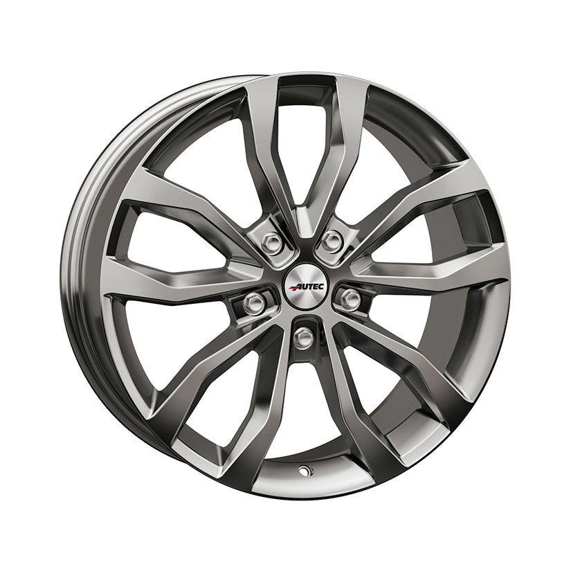 AUTEC Uteca Alloy Wheel 20x9 ET42 5x112 Titanium Silver 57.1mm CB