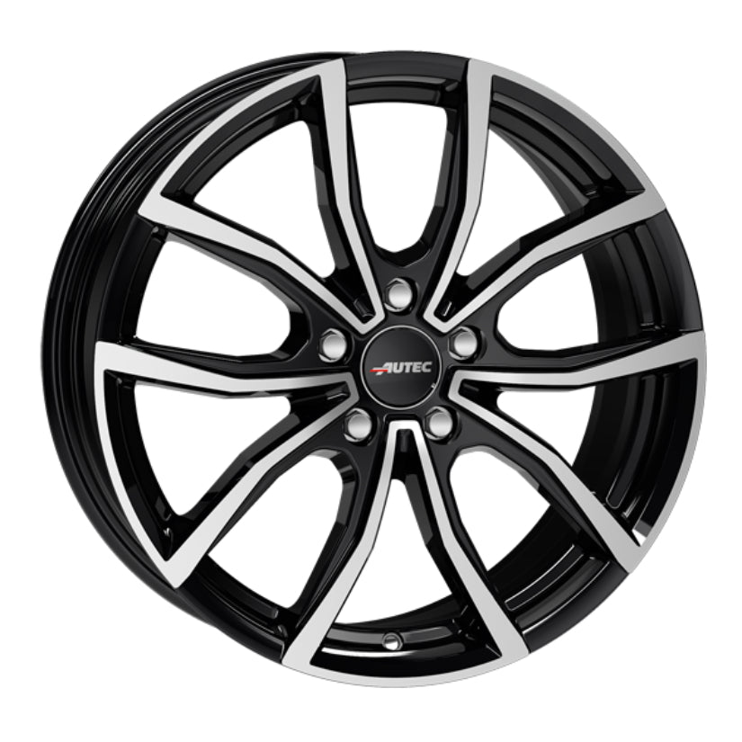 AUTEC Vidron Alloy Wheel 16x6.5 ET41 5x112 Black Polished 57.1mm CB