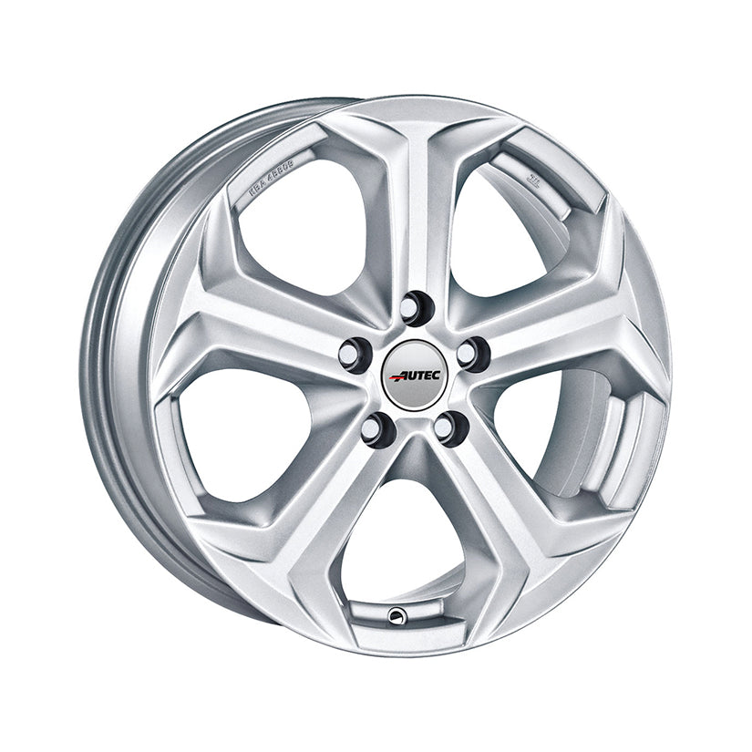 AUTEC Xenos Alloy Wheel 16x6.5 ET50 5x112 Brilliant Silver 70mm CB