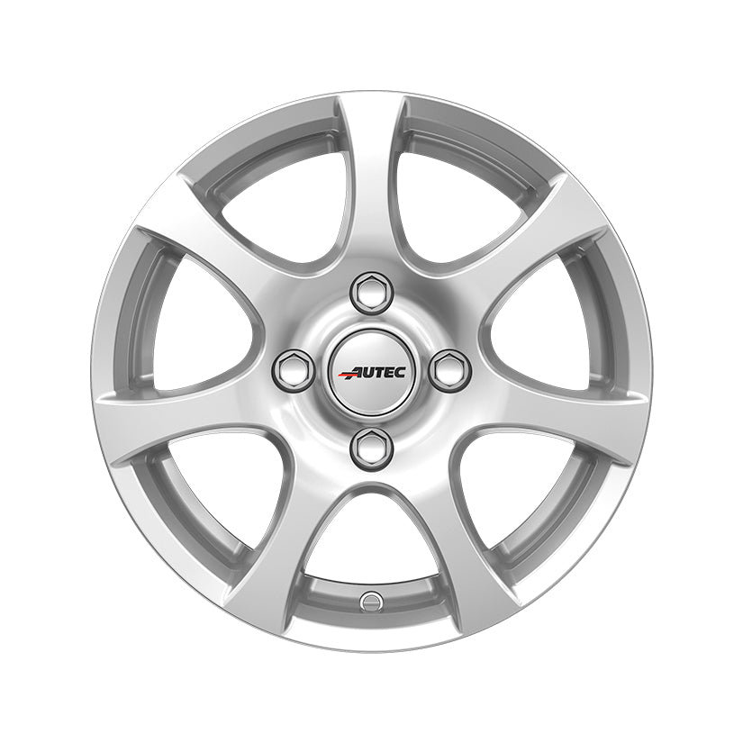 AUTEC Zenit Alloy Wheel 14x5.5 ET43 4x100 Brilliant Silver 60.1mm CB